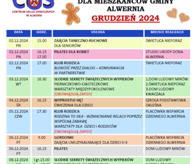 harmonogram grudzień 2024 - obrazek wyróż.