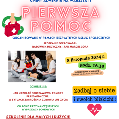 pierwsza pomoc 8.11.2024