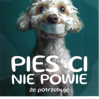 plakat pies ci nie powie