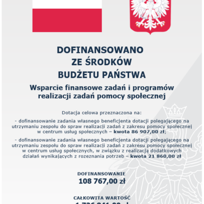 plakat A3 - utrzymanie ośrodka 2025